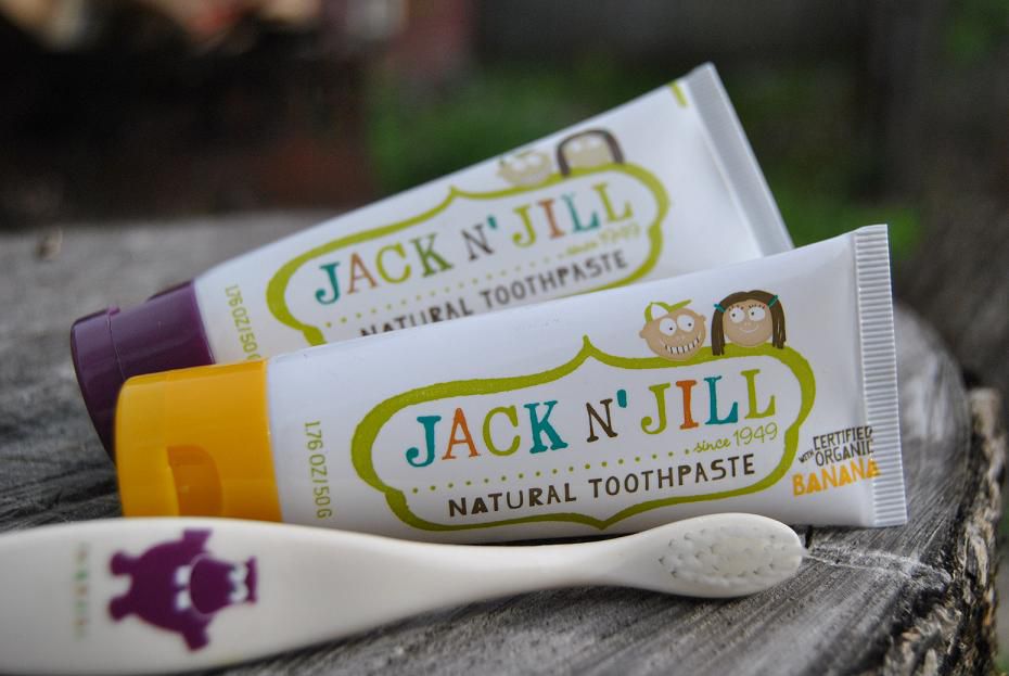 Naturalna Pasta do zębów, organiczny banan i Xylitol, 50g, Jack N'Jill