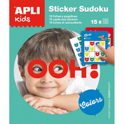 Apli Kids, Gra podróżna z naklejkami - Sudoku kolory