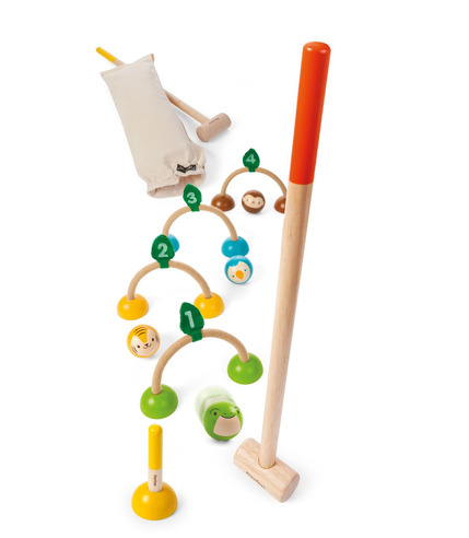 Drewniany krokiet (croquet), Plan Toys