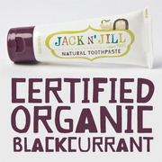 Jack N'Jill, Naturalna Pasta do zębów, organiczna borówka i Xylitol, 50g
