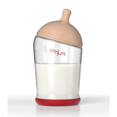 MIMIJUMI, Butelka dla niemowląt 240 ml (smoczek poziom 1)