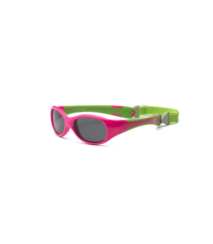 Okulary przeciwsłoneczne Explorer - Cherry Pink and Lime 0+