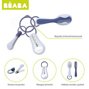 Beaba, akcesoria do pielęgnacji: termometr do kąpieli, obcinaczka, szczoteczka i grzebień mineral