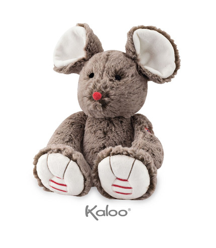 Kaloo, Myszka czekoladowy brąz 31 cm kolekcja Rouge