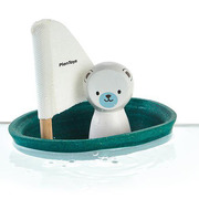 plan toys, Żaglówka z misiem polarnym - zabawka do kąpieli