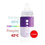 Cherub Baby, Eko-butelka 240ml Purple