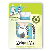 Zebra & Me, CHEF - 2 PACK Saszetki do karmienia wielorazowe
