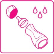 Samopodgrzewająca się butelka iiamo go - biało-różowa