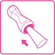 Samopodgrzewająca się butelka iiamo go - biało-różowa