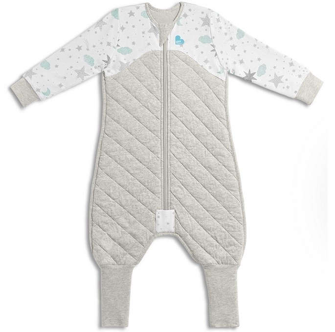 Love To Dream, Śpiworek do spania z nogawkami - 24-36 miesięcy - biała - ETAP 3 - 2.5 TOG Warm