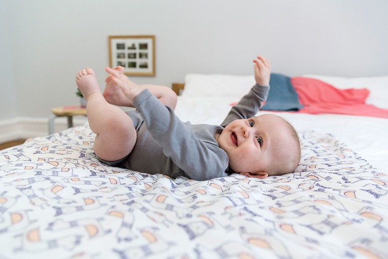 Lassig, Bambusowy Otulacz-Kocyk 80x80cm Zestaw 3 szt. Glama Lama coral