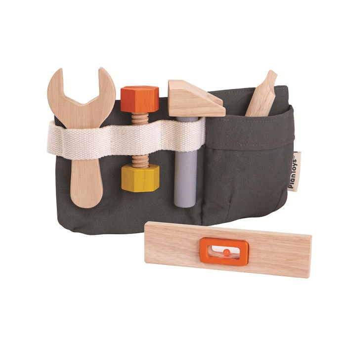 Plan Toys, Pas z drewnianymi narzędziami