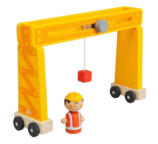 Sevi, Drewniana suwnica magnetyczna z ruchomymi elementami i figurką