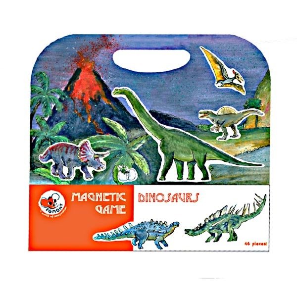 Egmont Toys, Układanka, gra magnetyczna, Dinozaury