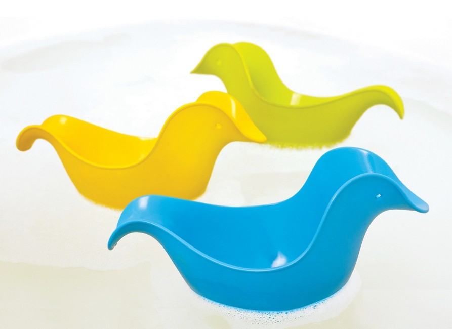 Skip Hop, kaczuszki kąpielowe niebieskie