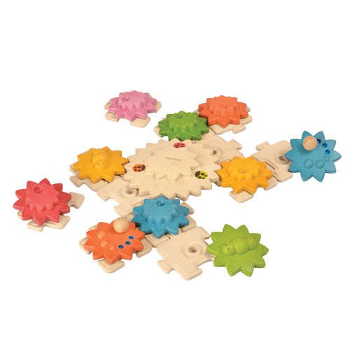 Drewniane puzzle koła zębate deluxe Plan Toys Drewniane puzzle koła zębate deluxe Plan Toys