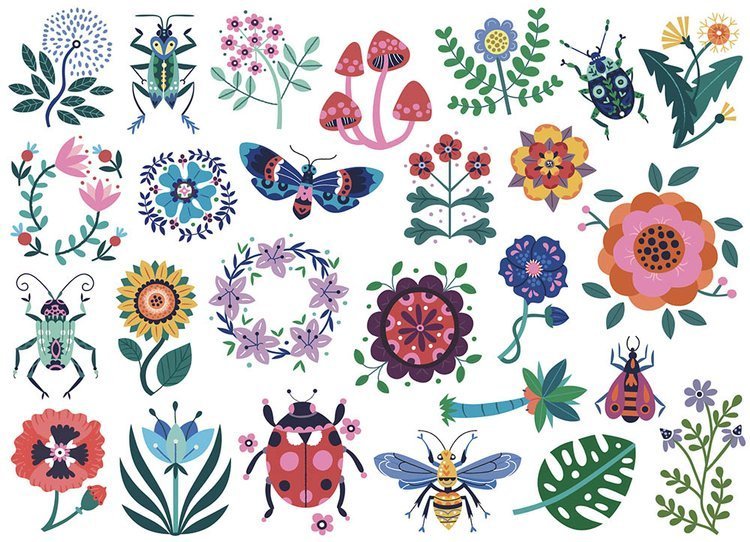 Auzou, Tatuaże Kwiaty