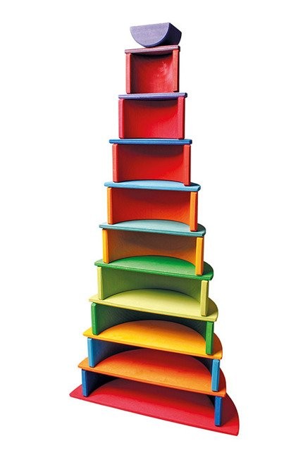 Kolorowa 10-elementowa tęcza zachód słońca 1+ Grimm's