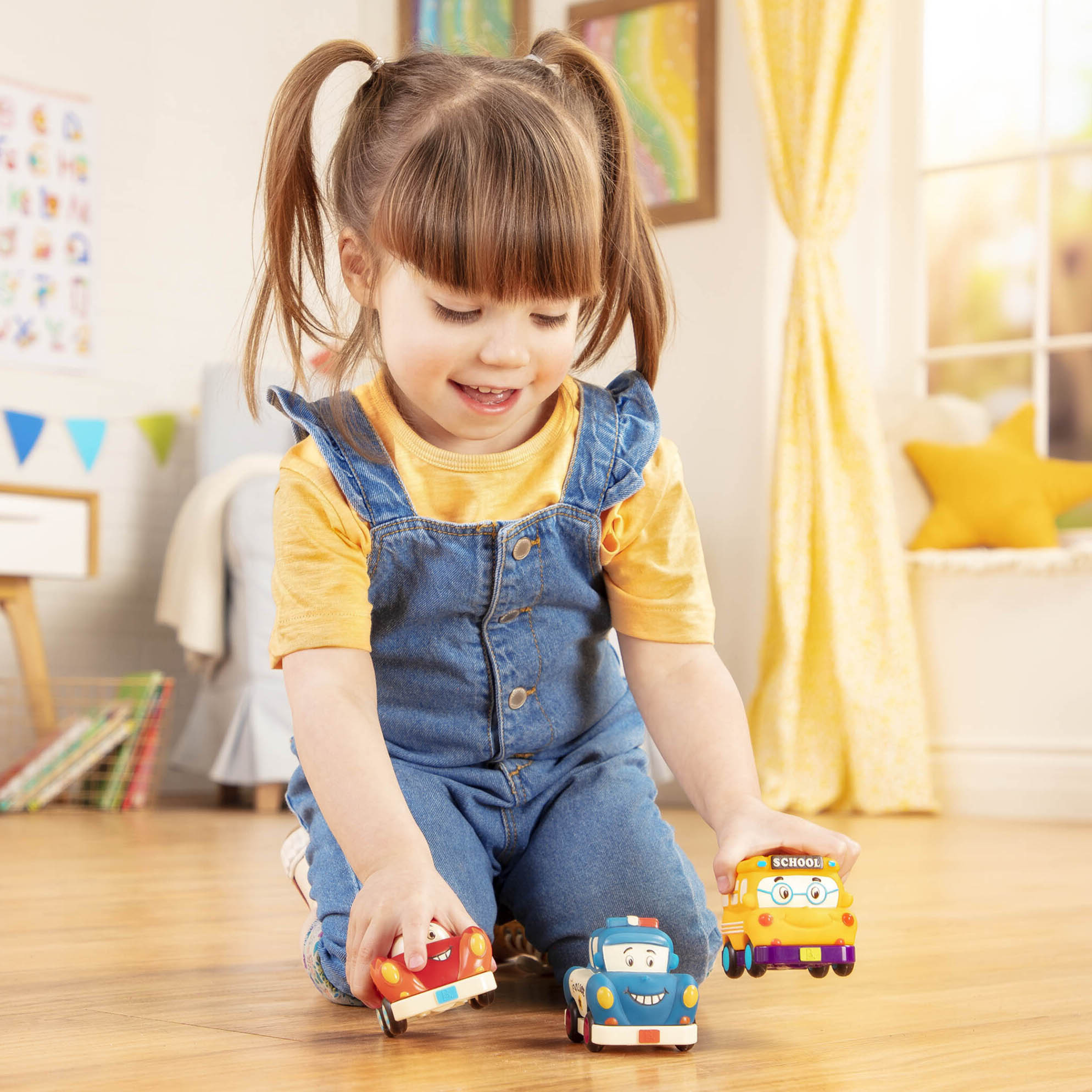 Btoys, Autka miękkie wersja MINI – zestaw 3 sztuk (radiowóz, bus, pick-up) Btoys, Autka miękkie wersja MINI – zestaw 3 sztuk (radiowóz, bus, pick-up)