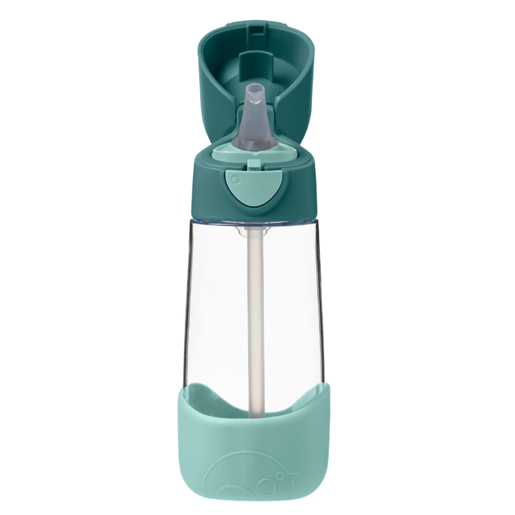 B.Box, Butelka tritanowa ze słomką 450 ml, Emerald Forest B.Box, Butelka tritanowa ze słomką 450 ml, Emerald Forest