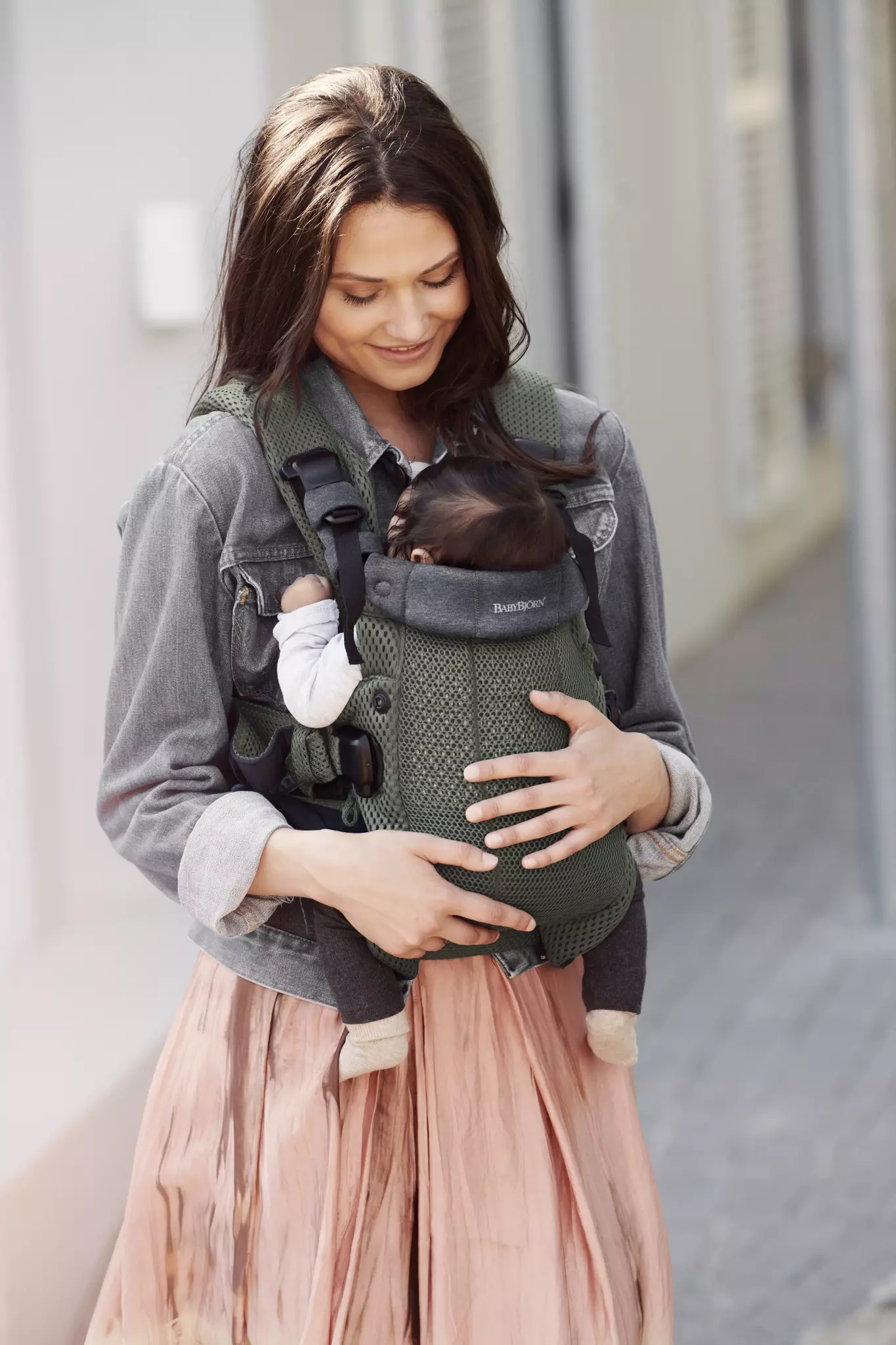 Babybjorn , Nosidełko Harmony 3D Mesh, Zielony Babybjorn , Nosidełko Harmony 3D Mesh, Zielony