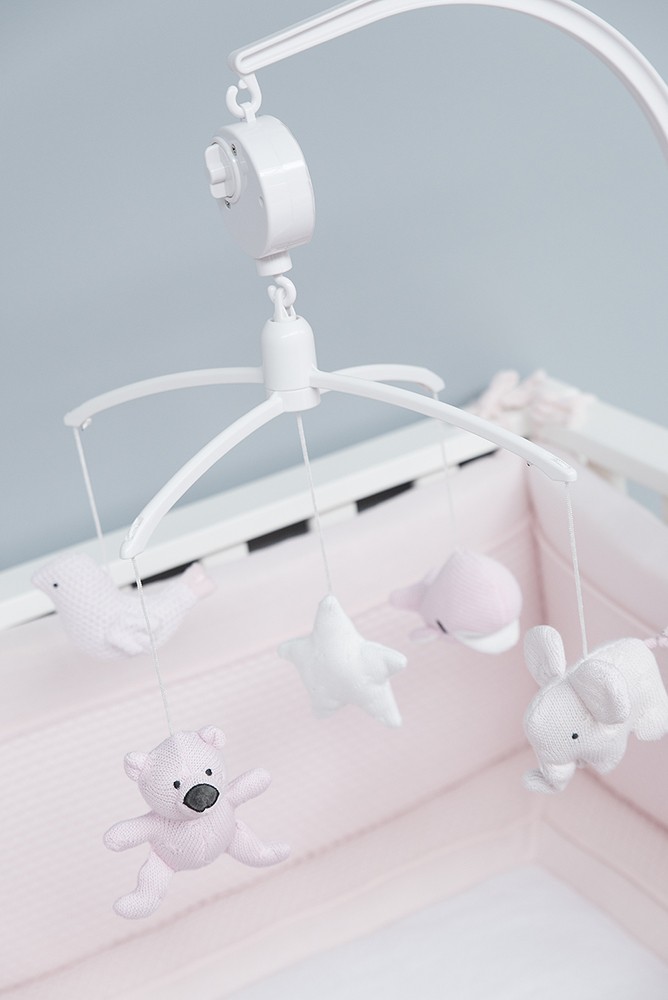 Baby's Only, Karuzela do łóżeczka grająca, różowa