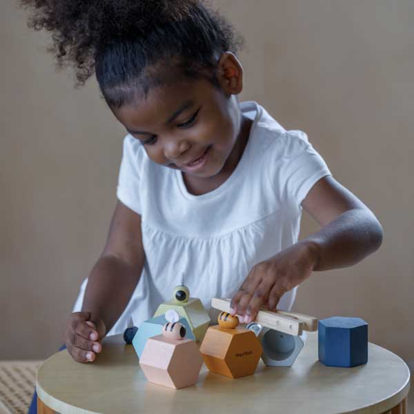 Plan Toys, Plaster miodu z pszczółkami - barwy sadu Plan Toys, Plaster miodu z pszczółkami - barwy sadu