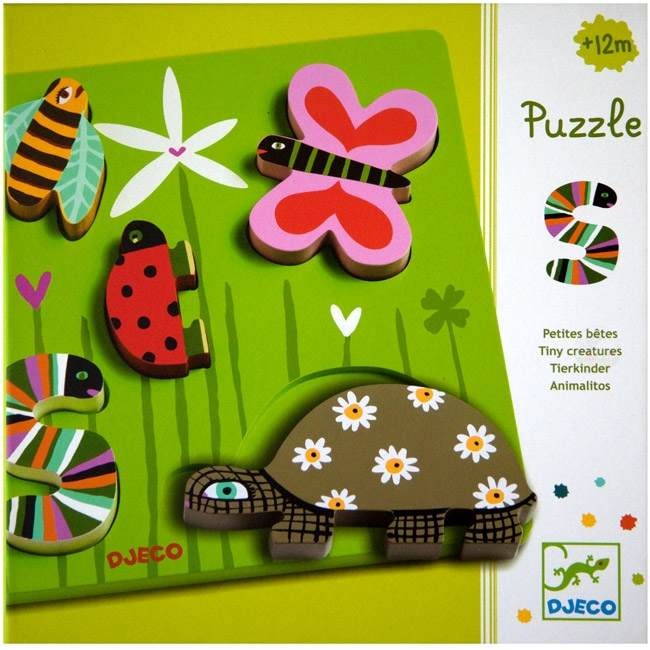 Djeco, puzzle drewniane Łąka
