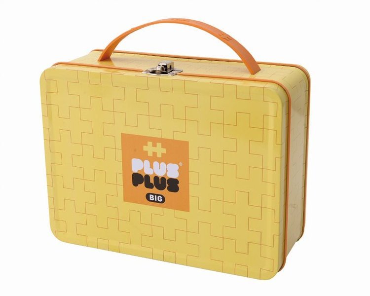 Plus-Plus, Midi Basic - 70 szt walizka metal i książeczka Plus-Plus, Midi Basic - 70 szt walizka metal i książeczka