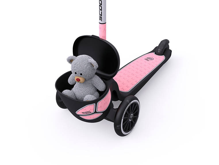 Scootandride, Highwaykick 2 Lifestyle Hulajnoga trójkołowa balansowa ze świecącymi kółkami odblaskową kierownicą Reflective Rose Scootandride, Highwaykick 2 Lifestyle Hulajnoga trójkołowa balansowa ze świecącymi kółkami odblaskową kierownicą Reflective Rose