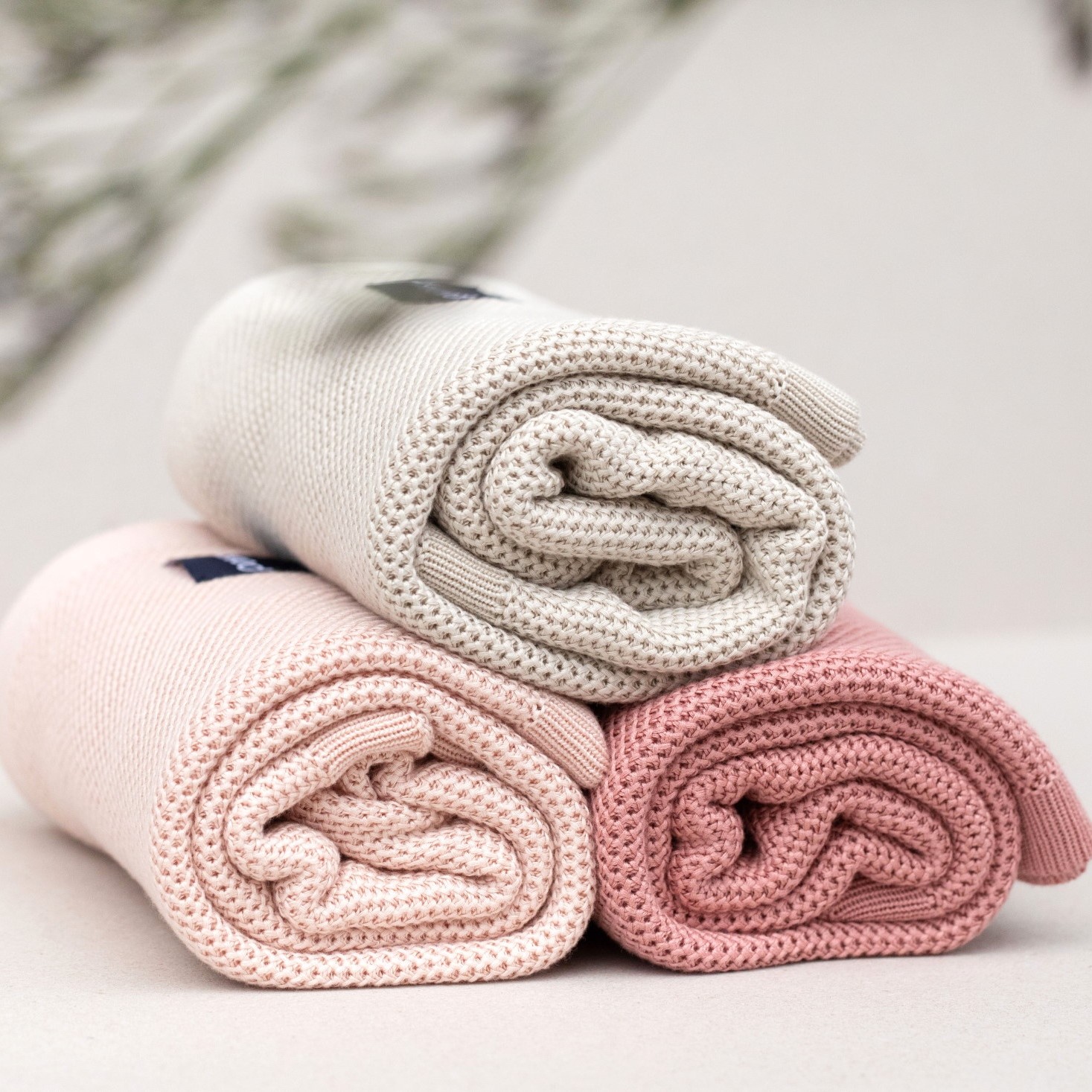 Poofi, Kocyk bambusowy Faro  Kokosowy