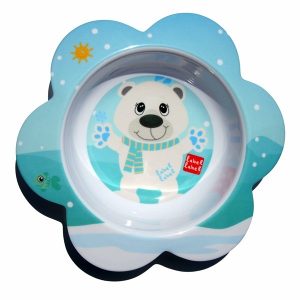 Miseczka Kwiatek z melaminy Miś Polarny Miseczka Kwiatek z melaminy Miś Polarny