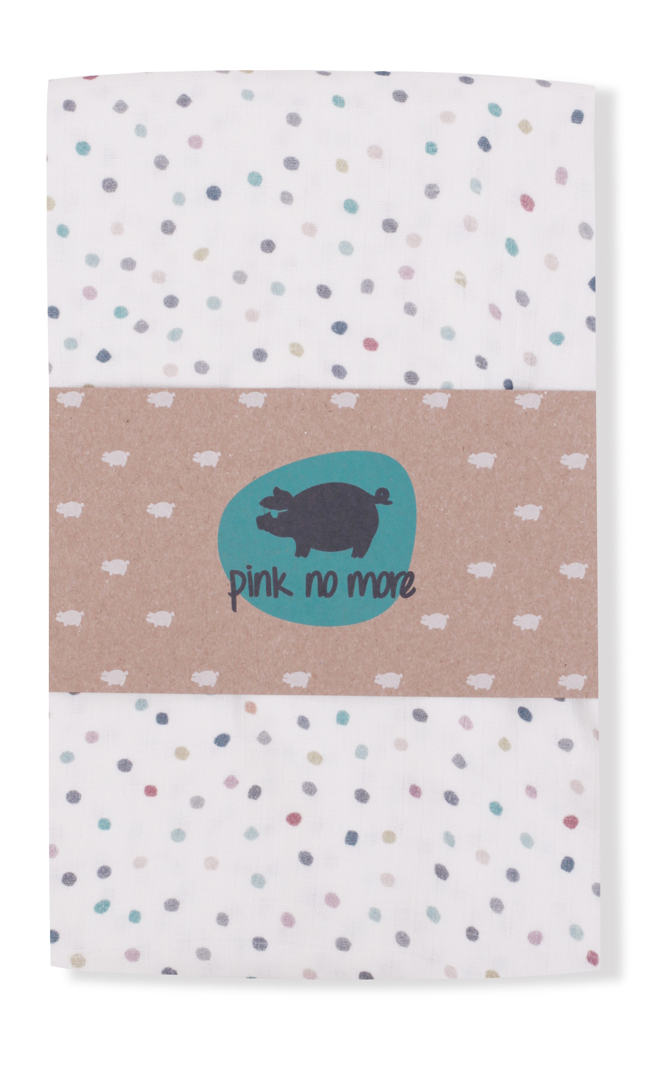 Muślinowa chusta otulacz   Dots White Muślinowa chusta otulacz   Dots White