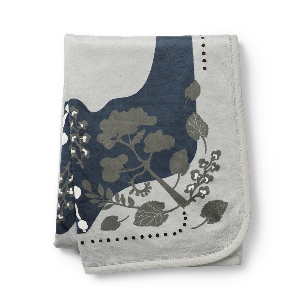 Elodie Details, Kocyk Pearl Velvet - Rebel Poodle Mineral Green