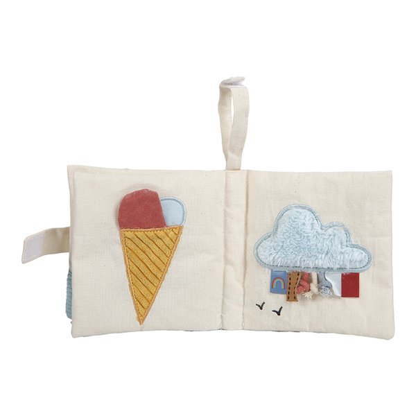 Little Dutch Pure & Nature Książeczka Aktywizująca Tęcza Bio bawełna