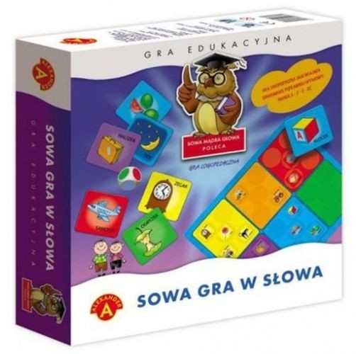 Gra sowa gra w słowa sowa mądra głowa 0374 Gra sowa gra w słowa sowa mądra głowa 0374