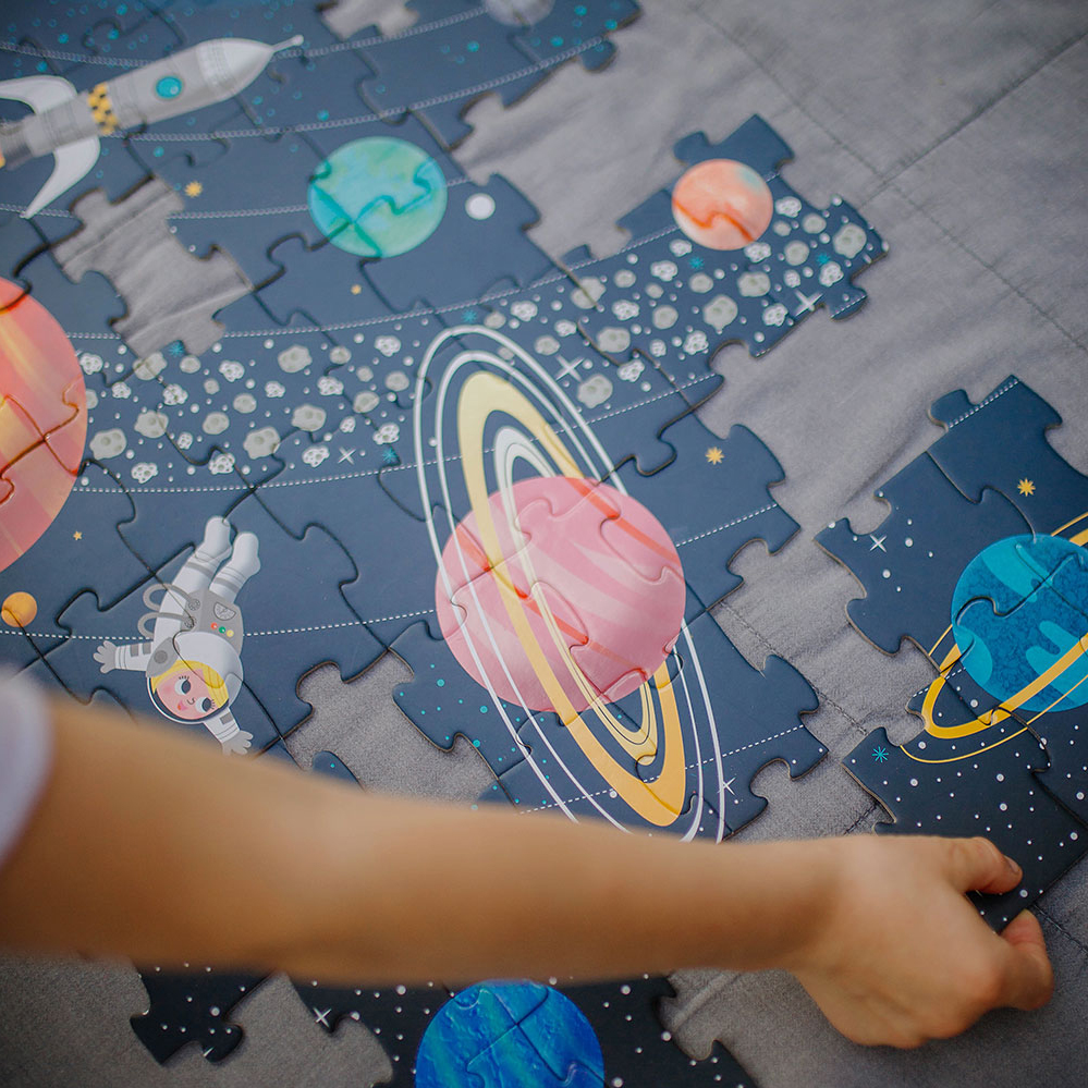 Janod, Puzzle edukacyjne Układ słoneczny 100 elementów 5+ Janod, Puzzle edukacyjne Układ słoneczny 100 elementów 5+