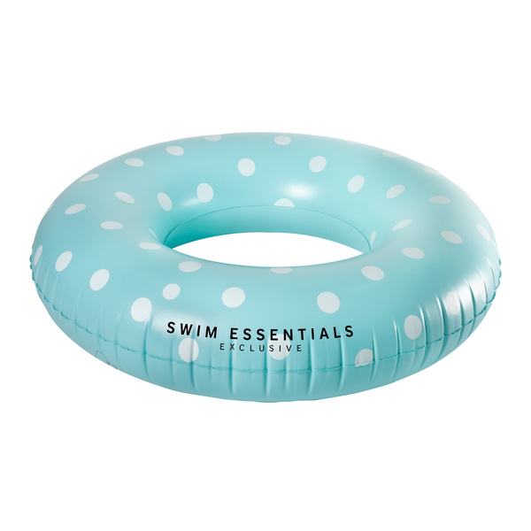 The Swim Essentials, Koło do pływania Blue with White Dots 90 cm
