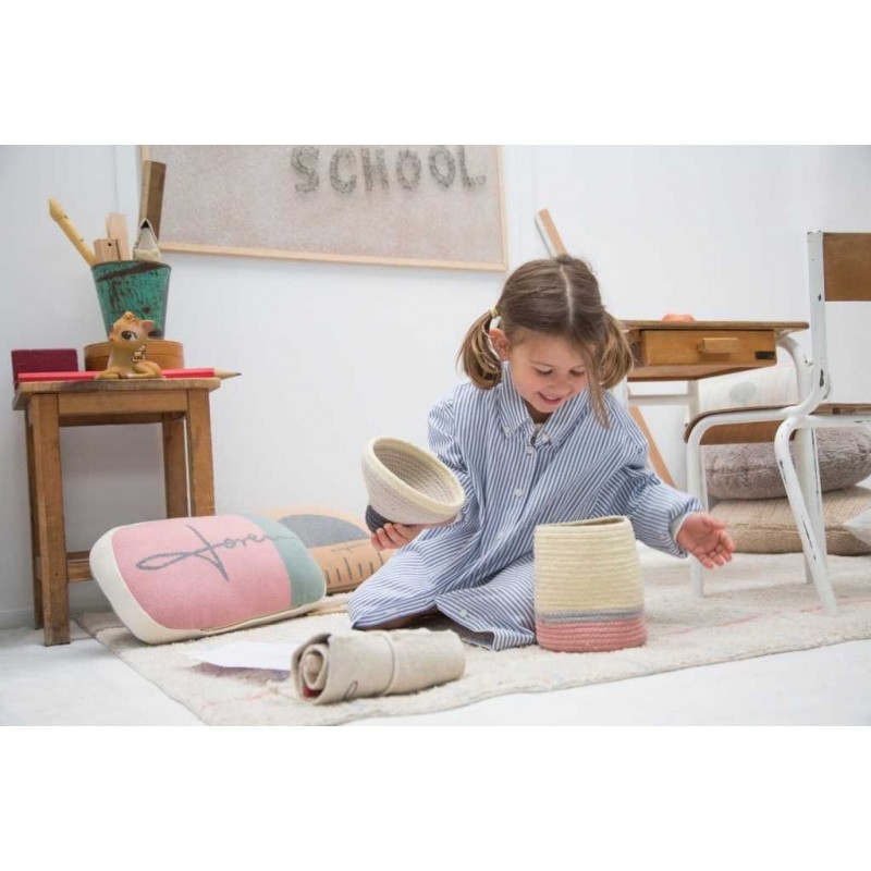 Lorena Canals, Poduszka bawełniana Knitted Cushion Eraser Lorena Canals, Poduszka bawełniana Knitted Cushion Eraser