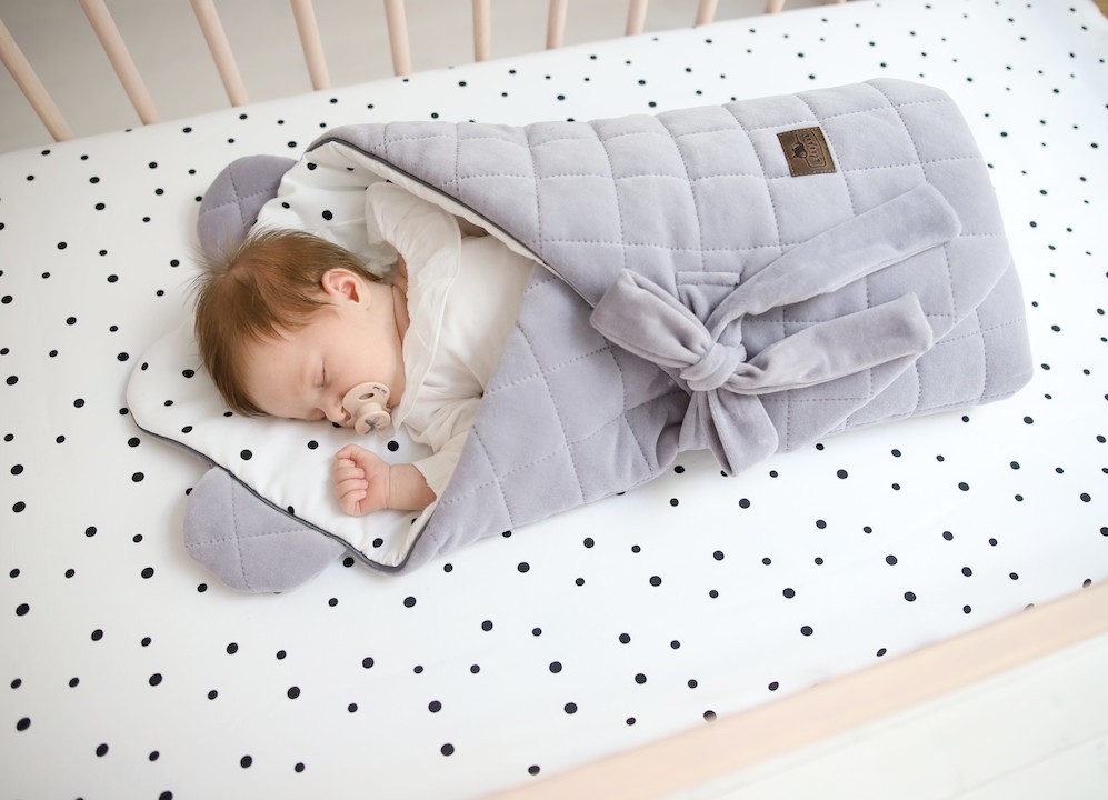 Sleepee, Rożek niemowlęcy Royal Baby Grey/Grey Sleepee, Rożek niemowlęcy Royal Baby Grey/Grey