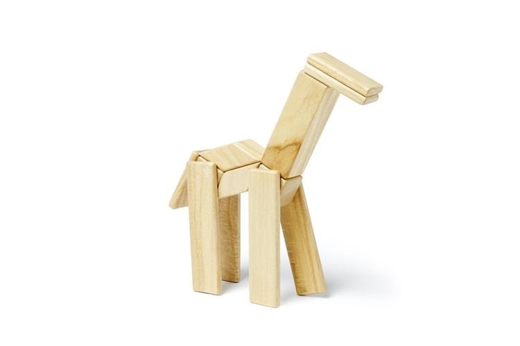 Tegu, Drewniane klocki magnetyczne CLASSICS zestaw 14szt Natural Tegu, Drewniane klocki magnetyczne CLASSICS zestaw 14szt Natural
