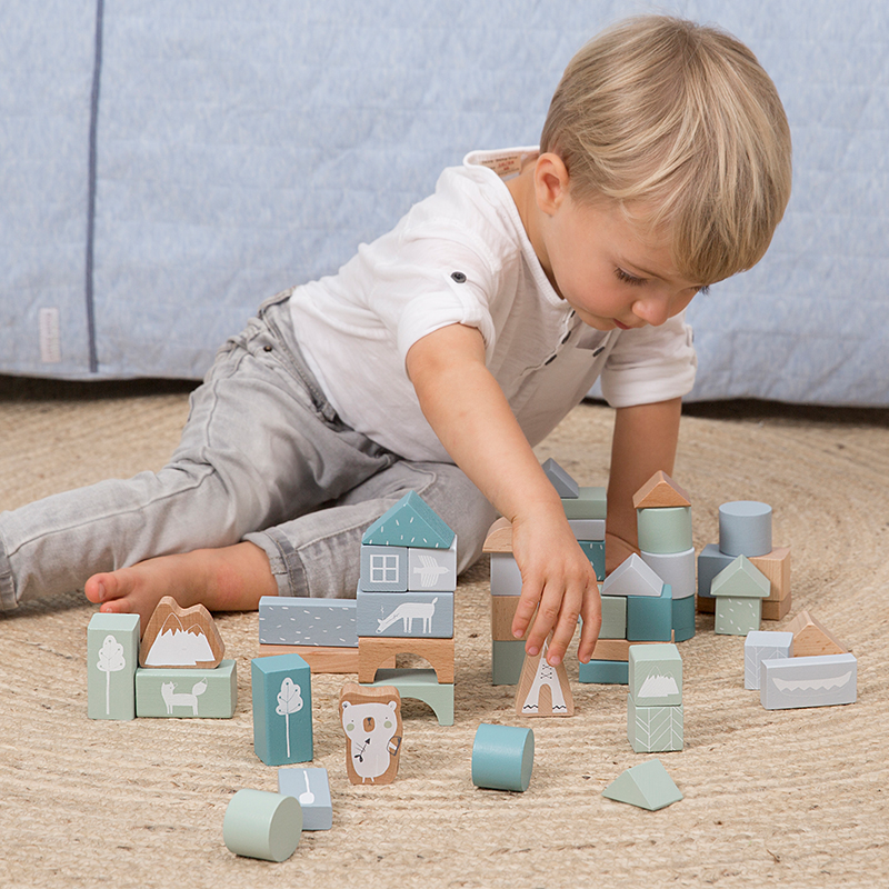 Little Dutch, Klocki Błękit Little Dutch, Klocki Błękit