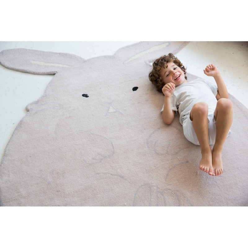 Lorena Canals, Wool Rug Chubby The Bunny Lorena Canals, Wool Rug Chubby The Bunny