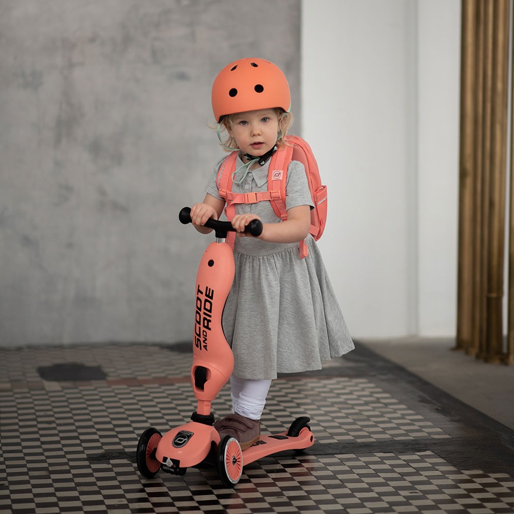 Scootandride, Kask XXS-S dla dzieci 1-5 lat Peach