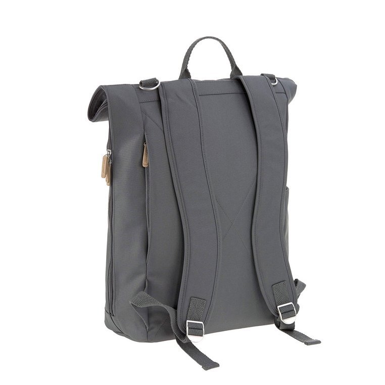 Lassig, Green Label Plecak dla mam z akcesoriami Rolltop Backpack Anthracite Lassig, Green Label Plecak dla mam z akcesoriami Rolltop Backpack Anthracite