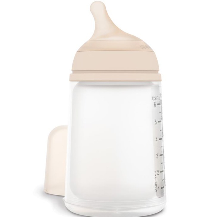 Suavinex, Butelka o wolnym przepływie ZERO ZERO 180ml Suavinex, Butelka o wolnym przepływie ZERO ZERO 180ml