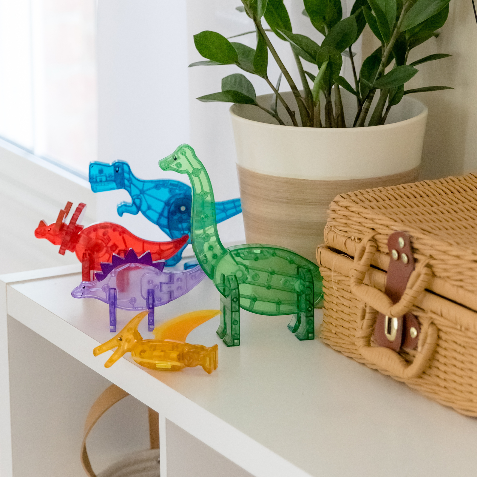 Magna-Tiles, Zestaw Dino 5 el. Magna-Tiles, Zestaw Dino 5 el.