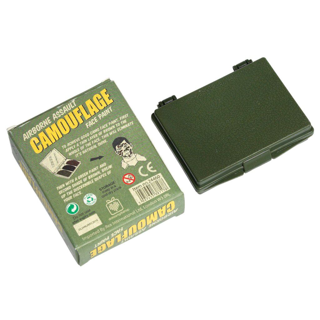 Farba do twarzy Wojskowy Kamuflaż