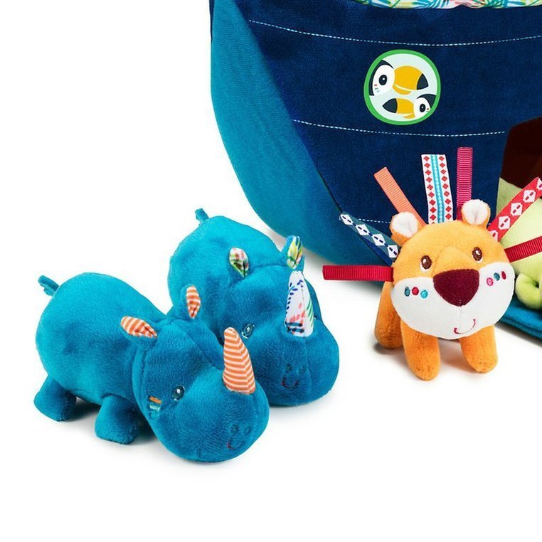 Lilliputiens, Statek z 10 zwierzątkami Arka Noego 18 m+ Lilliputiens, Statek z 10 zwierzątkami Arka Noego 18 m+