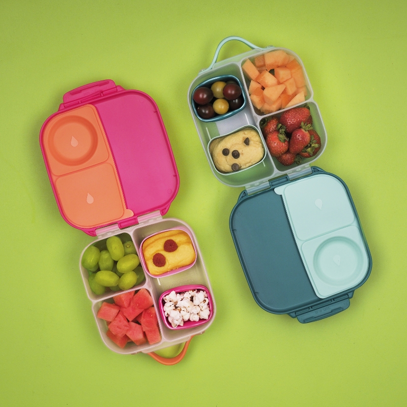 B.Box, Silikonowe pojemniczki na przekąski 2 szt. Forest